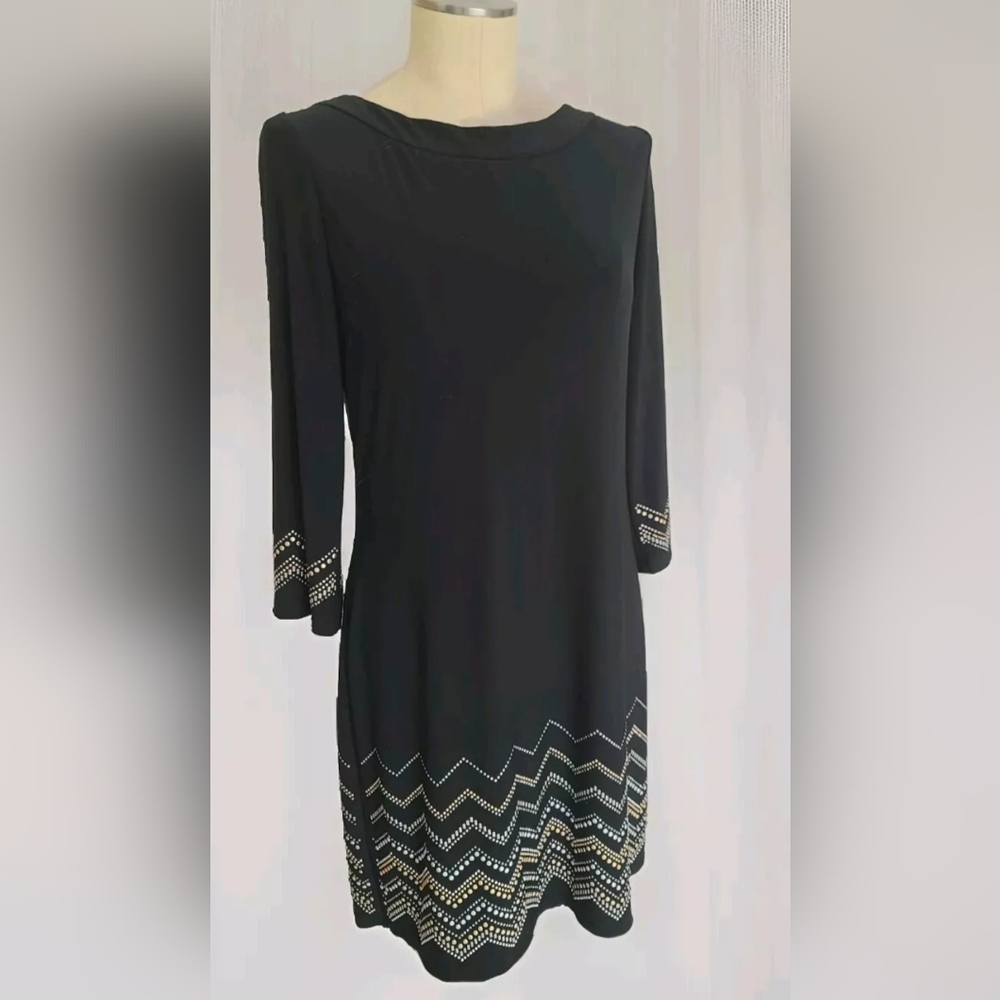White House Black Market Studded Formal Party Dress M